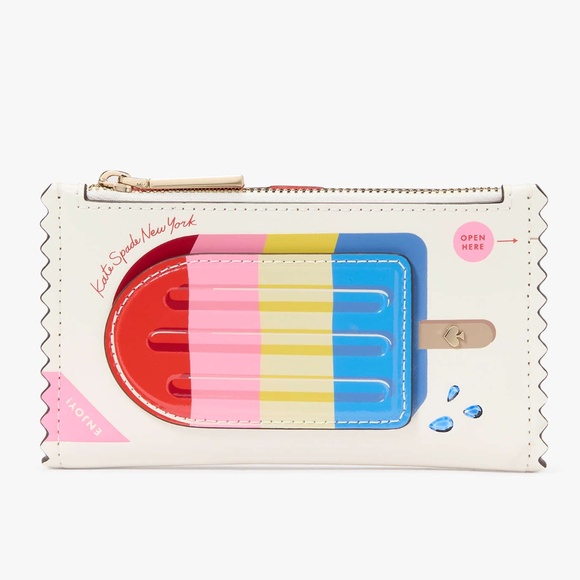 kate spade Handbags - KATE SPADE Snack Bar Popsicle Small Slim Bifold Wallet - NWT ($199 Retail)